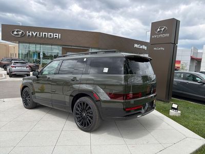 2026 Hyundai Santa Fe — rear three-quarter view