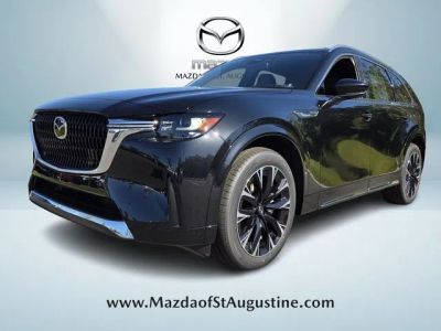 2026 Mazda CX-90 3.3 Turbo S Premium Plus in Black — front three-quarter view