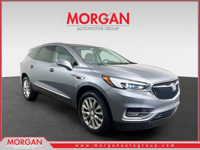 2020 Buick Enclave Premium Group in Gray — front three-quarter view