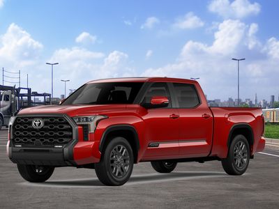 2026 Toyota Tundra Platinum — front three-quarter view
