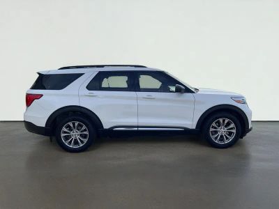 2020 Ford Explorer — rear three-quarter view
