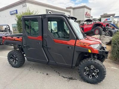 2026 Polaris® Ranger Crew XP 1000 NorthStar Edition Premium Orange Rust — front three-quarter view
