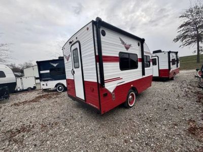 2025 Riverside RV Retro 135FD — front three-quarter view