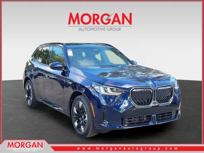 2026 BMW X3 30 xDrive in Tanzanite Blue II Metallic — front three-quarter view