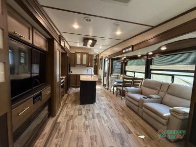 2019 Keystone RV Cougar — rear three-quarter view