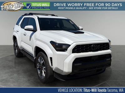 2025 Toyota 4Runner TRD Sport in Pearl — front three-quarter view