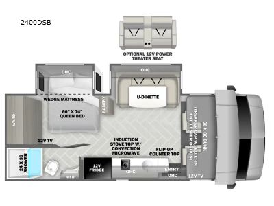 2025 Sunseeker MBS 2400DSB — side profile view