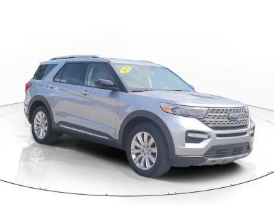 2022 Ford Explorer — rear three-quarter view