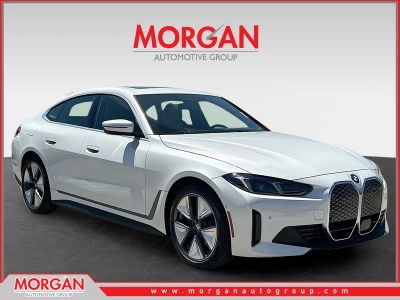 2026 BMW i4 eDrive40 in White — front three-quarter view
