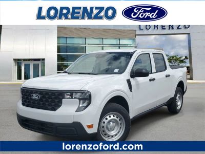 2026 Ford Maverick XL in Oxford White — front three-quarter view