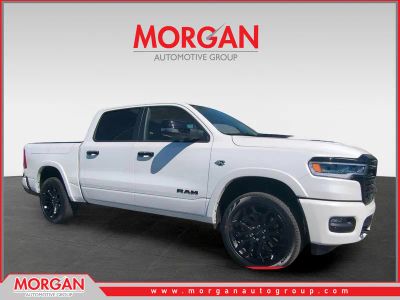 2026 Ram 1500 Limited in White — front three-quarter view
