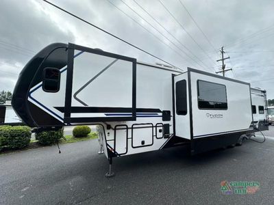 2026 Keystone RV Fuzion Impact Edition — engine compartment view