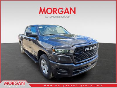 2026 Ram 1500 Big Horn in Granite Crystal Metallic Clearcoat — front three-quarter view