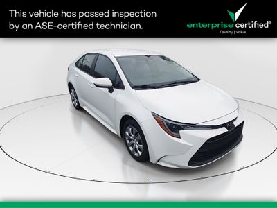 2024 Toyota Corolla LE CVT — front three-quarter view