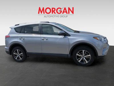 2017 Toyota RAV4 — rear three-quarter view