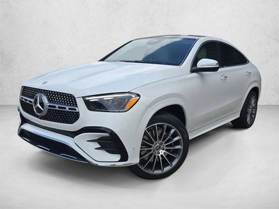 2026 Mercedes-Benz GLE 450 GLE 450 4MATIC &reg; Coupe in Polar White — front three-quarter view