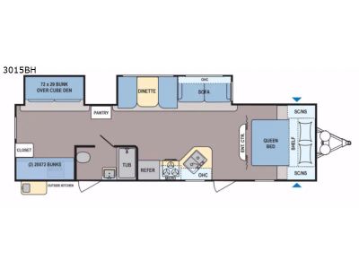 2019 Dutchmen RV Coleman Light — front three-quarter view