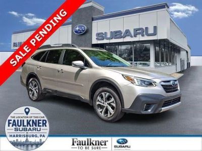 2020 Subaru Outback Limited CVT in Tungsten Metallic — front three-quarter view