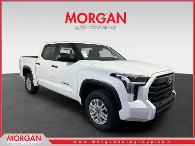 2026 Toyota Tundra 4WD SR5 in Ice Cap — front three-quarter view