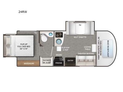 2027 Delano Sprinter 24RW in DELRAY — front three-quarter view