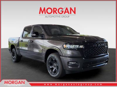 2026 Ram 1500 Big Horn in Granite Crystal Metallic Clearcoat — front three-quarter view
