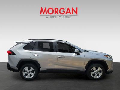 2019 Toyota RAV4 — rear three-quarter view