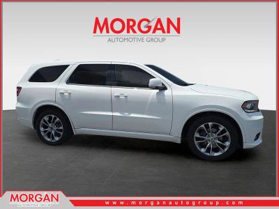 2019 Dodge Durango GT Plus in White — front three-quarter view