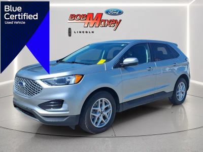 2024 Ford Edge SEL in Silver Metallic — front three-quarter view
