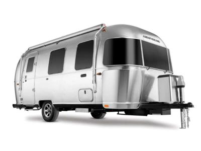 2027 Airstream Caravel — front three-quarter view