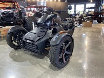 2025 Can-Am Ryker Sport in BLACK — front three-quarter view