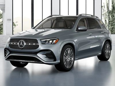 2026 Mercedes-Benz GLE 350 in Cirrus Silver Metallic — front three-quarter view