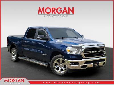 2021 Ram 1500 Big Horn/Lone Star in Blue — front three-quarter view