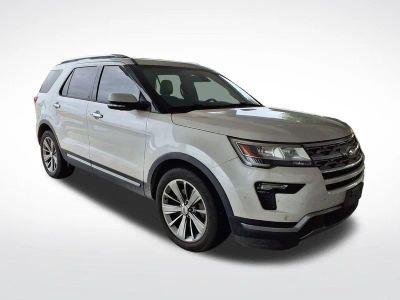 2018 Ford Explorer — rear three-quarter view