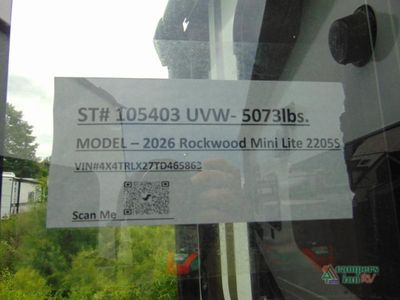2026 Forest River RV Rockwood Mini Lite — photo 44 view