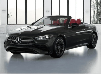 2026 Mercedes-Benz CLE 300 in Graphite Grey Metallic — front three-quarter view