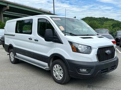 2025 Ford Transit Cargo Van Base in Oxford White — front three-quarter view