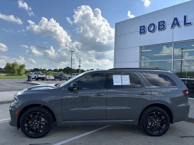2025 Dodge Durango GT Plus in Destroyer Grey Clear Coat — front three-quarter view