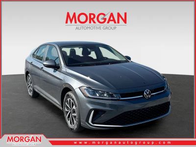 2026 Volkswagen Jetta S in Platinum — front three-quarter view