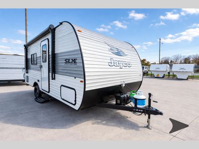 2026 Jayco Jay Flight SLX — front three-quarter view