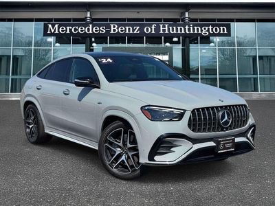 2024 Mercedes-Benz GLE 53 AMG in MANUFAKTUR Alpine Gray — front three-quarter view