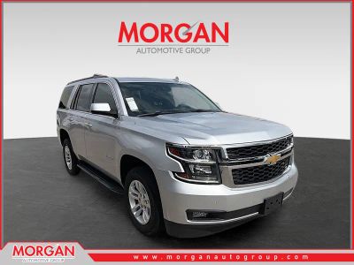 2020 Chevrolet Tahoe LT in Silver Ice Metallic — front three-quarter view