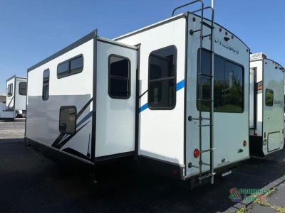 2024 Forest River RV Impression — rear three-quarter view