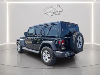 2022 Jeep Wrangler — rear three-quarter view