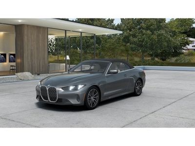 2026 BMW 4 Series 430i xDrive in Skyscraper Grey Metallic — front three-quarter view