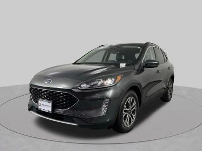 2020 Ford Escape SEL in Magnetic Metallic — front three-quarter view
