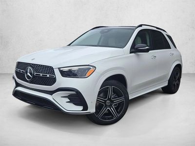 2026 Mercedes-Benz GLE 350 GLE 350 SUV in Polar White — front three-quarter view