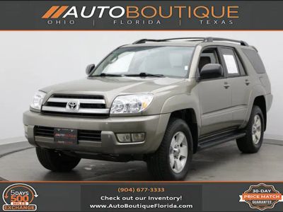 2005 Toyota 4Runner SR5 in Galactic Gray Mica — front three-quarter view