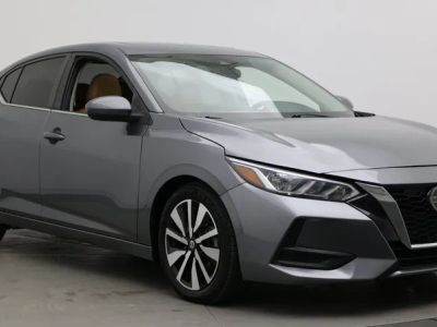 2021 Nissan Sentra — rear three-quarter view