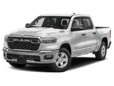 2025 Ram 1500 Big Horn in Bright White Clearcoat — front three-quarter view