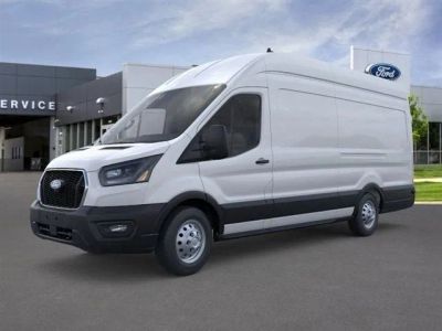 2026 Ford Transit Commercial Cargo Van in Oxford White — front three-quarter view